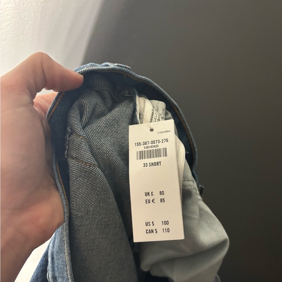 Abercrombie & Fitch The Baggy Low Rise Curve Love Jeans Size 16S - Picture 5 of 5